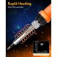thumbnail image 5 of Kit de soldador Aucanla 100W de alta potencia con control de temperatura, 5 of 7