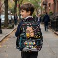 thumbnail image 7 of Garronmavis Axolotl Ice Cream Boys Backpack Multi-Pocket School Bag Smooth Zippers Book Bag 17 inch for 8-12 Elementary School Students Travel and Daily Use, 7 of 7