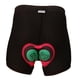 thumbnail image 2 of Pantalones cortos de ciclismo acolchado Hombres Mujeres Bicicleta Ropa interior con almohadilla Cojín Negro kusrkot Pantalones cortos de ciclismo acolchados, 2 of 8
