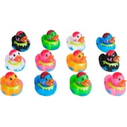 Kicko Assorted Rubber Ducks - 2 inches - for Kids, Sensory Play, Stress Relief, Novelty