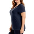thumbnail image 3 of Hanes Women's Nano-T V-Neck T-Shirt, 3 of 3