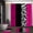 Pink, variant on LVRLVR 1/4 Pcs Wild Animal Leopard Print Fabric Shower Curtain Rug Set - Zebra Print Bath Mat Bathroom Decoration, Red and Black, 70.8" × 70.8"