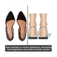 thumbnail image 4 of Medial & Lateral Heel Wedge Silicone Insoles (Pair) - Supination & Pronation Corrective Adhesive Shoe Inserts, 4 of 5