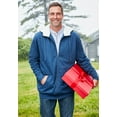 thumbnail image 2 of Kingsize Men's Big & Tall Sherpa-lined Fleece Zip Hoodie Jacket, 2 of 2