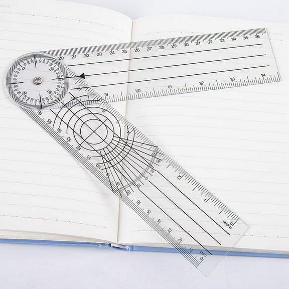 0-140mm 360 Degree Goniometer Angle Medical Spinal Angle Ruler Angle Finder Tool