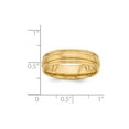 thumbnail image 3 of 14k Yellow Gold Standard Comfort Fit Fancy Band - Size 8, 3 of 3