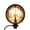 Matt Black, variant on 6" Motorcycle Black Bullet Headlight Head Lamp For Bobber Chopper Dyna Softail FXSTSS FXEF Rocker, 12W 55W/60W with Halogen Bulb High/Low Beam