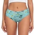 thumbnail image 1 of Balery Hawaiian Style Ropa Interior de Algodón para Mujer con Dibujo – Braguitas Cómodas y Elásticas, Estilo Clásico-4X-Large, 1 of 6