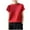 Red, variant on Sexlip Womens Swimsuit Set Ribbed Knit Cover Up Design Crew Neck Short Sleeve Slim Silhouette Breathable Fabric for Casual Beach Days Green L
