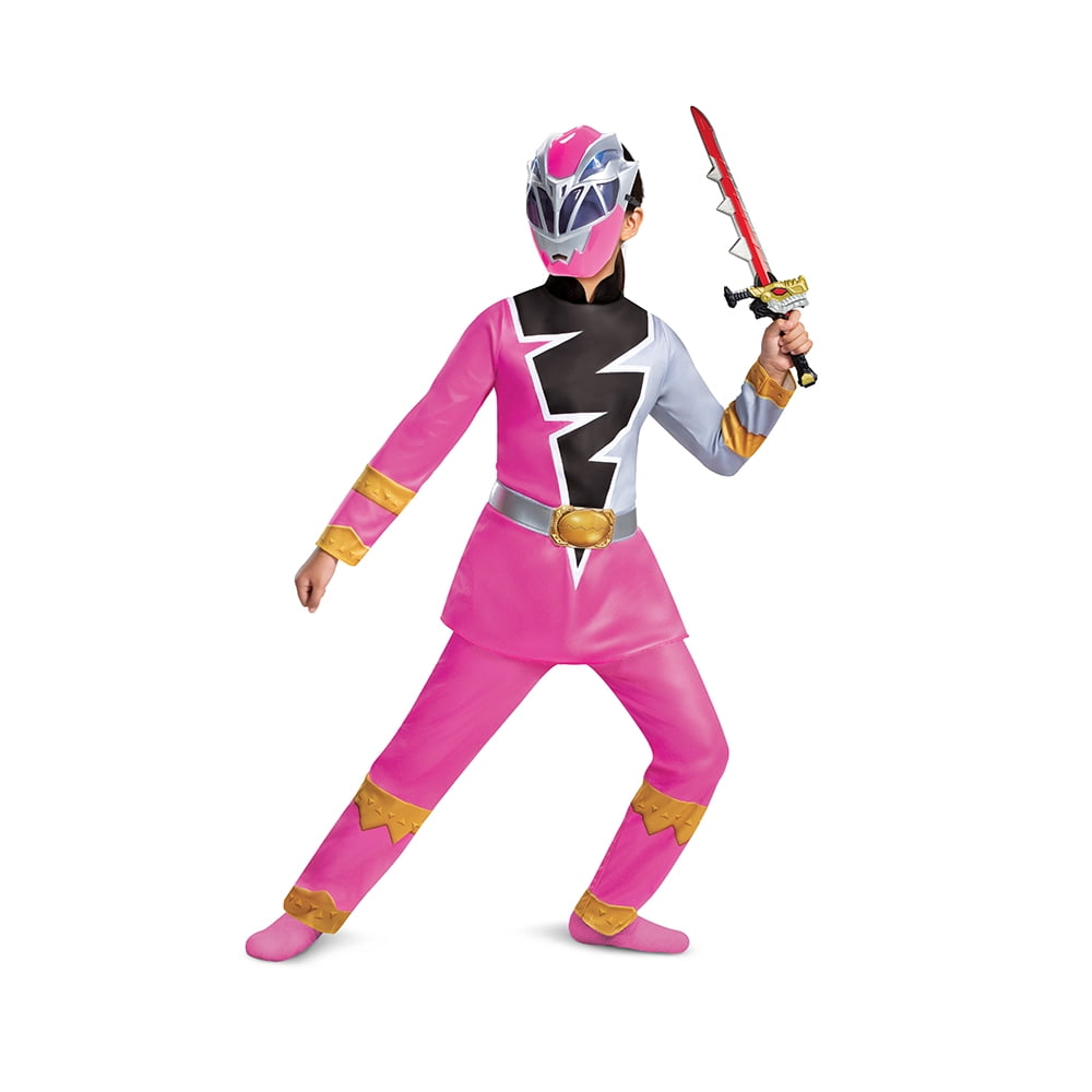 Disguise Power Rangers Pink Ranger Dino Fury Deluxe Child Halloween Costume - Walmart.com