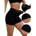 thumbnail image 3 of Unique Bargains Women's Tummy Control Butt Lifter Thigh Slimmers L 3 Black, 3 of 6