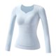thumbnail image 2 of Pijama de cuello en V para niños, de manga larga, sólido, grueso, para el hogar, con bolsillo acolchado en el pecho, blusa de poliéster para niños, 2 of 6