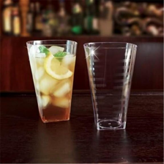 EMI Yoshi EMI-ST8 8 Oz Square Clear Plastic Tumbler - Pack of 168