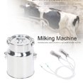 thumbnail image 4 of 5L Mini Electric Pulsation Milking Machine Milker Livestock Husbandry And Breeding Machine Voltage with Hand pulling Plastic for Goat Cow, 4 of 7