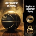 thumbnail image 5 of Supreme Silent Sports Pro Weighted Training Basketball, 2 lb Quiet Indoor Dribbling Ball, 5 of 9
