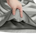 thumbnail image 5 of 25 Momme Silk Pillowcase for Hair And Skin With Gift Box With Envelope Closure King Grey, 5 of 8