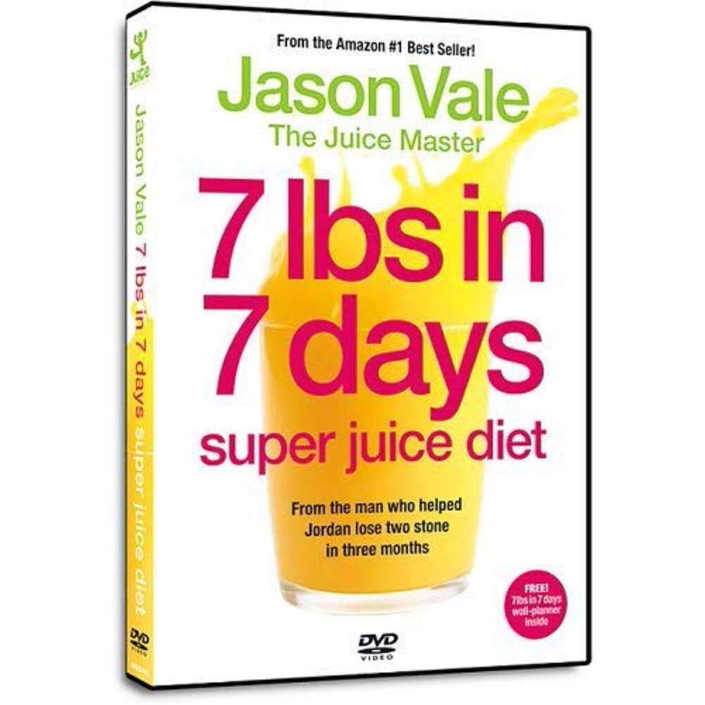 Jason Vale 7 Lbs in 7 Days Super Juice Diet DVD NEW