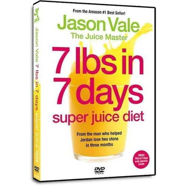 Jason Vale 7 Lbs in 7 Days Super Juice Diet DVD NEW