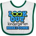 thumbnail image 3 of Inktastic Look out Kindergarten Here I Come Boys Baby Bib, 3 of 4