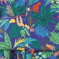 thumbnail image 6 of mgoYE Baby Girl Clothes 6-9 Months Toddler Infant Baby Boy Shorts Set Hawaiian Outfits Short Sleeve Tropical Floral Flower Shirt Summer Clothes Set Suit|Dark Blue 7-8 Years, 6 of 7