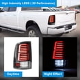 thumbnail image 6 of Tail Lights Fit 2009-2018 Dodge Ram 1500/2500/3500 and 2019 Ram Classic,Sequential Signal Function,Tail Lamp Replacement Assembly(Clear Lens), 6 of 10