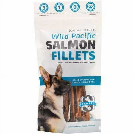 UPC: 0623572657023 | Snack 21 Treats Wild Pacific Salmon Fillets Dog Treats  2.3-oz bag