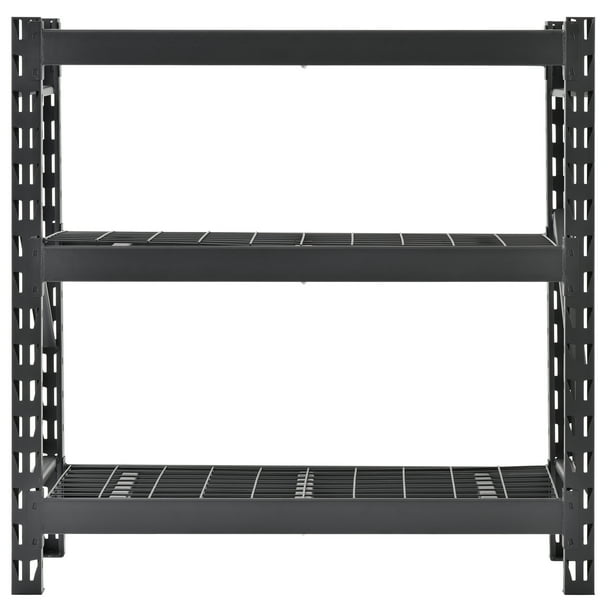 48 in. W x 48 in. H x 18 in. D 3Shelf Welded Steel Garage Storage