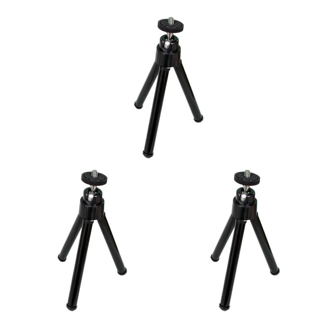Transemion Selfie Tripod Stand Mobile Phone Holder true wireless Remote Control Tripod Black 3Set