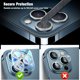 thumbnail image 4 of Paquete de 3 películas de lente de cámara de diamante plateado 9H, diseñadas para protector de lente de cámara iPhone 13 Pro Max, diseñadas para protector de lente de cámara iPhone 13 Pro oso de fresa Electrónica, 4 of 5
