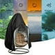thumbnail image 5 of Funda para silla de huevo colgante para patio al aire libre, silla para columpio, impermeable, a prueba de rayos UV, a prueba de polvo, para lluvia, color negro seitruly HA001739-01, 5 of 6