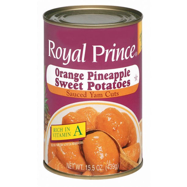 Royal Prince Canned Yams Orange Pineapple 15.5 Oz