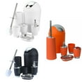 thumbnail image 2 of Bathroom Set 6-Piece Accessory Bin Soap Dish Dispenser Tumbler Toothbrush Holder, 2 of 10