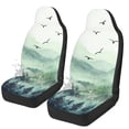 thumbnail image 4 of Uorisanigo Forest Waterproof Car Seat Cover Easy to Install Car Front Seat Protector Breathable Front Seat Cover Anti Slip Universal for Cars Truck SUV Van, 4 of 7