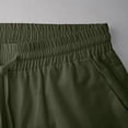 thumbnail image 5 of Gamivast Linen Pants Women Crochet Lace Insert Side Elastic Waist Beach Pants Summer Loose Fit Casual Pants Lightweight Breathable Vacation Wear, 5 of 7
