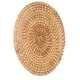thumbnail image 4 of Mantel Individual Redondo Tejido ANGGREK Ratán Natural Para Platos Calientes, 4 of 7