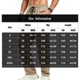 thumbnail image 3 of GrmtClth Casual Pants for Men Drawstring Elastic Waist Lightweight Linen Pants Loose Fit Straight Legs Beach Trousers with Pockets Light Blue S, 3 of 7