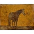 thumbnail image 3 of Wyatt Jr., Norman 14x12 Black Modern Framed Museum Art Print Titled - Custom Oxidized Horse I (A), 3 of 5