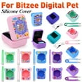 thumbnail image 2 of Carry Case Bag for Bitzee Digital Pet Silicone Protective Cover With Lanyard Anti Drop Protector Skin Sleeve Cover for Bitzee Silver, 2 of 6