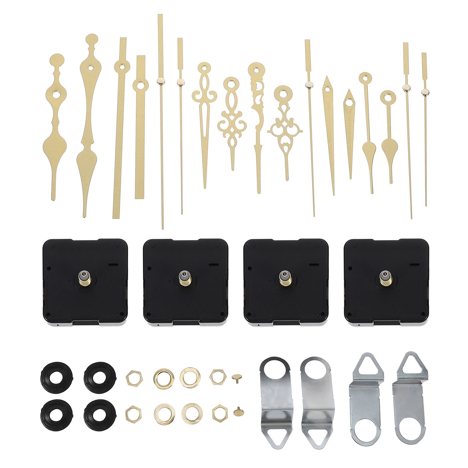 unbranded 12 Sets  Replacing Quartz Clock Movements Clock Mechanism DIY Clock Pointer Part