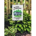 thumbnail image 3 of Printtoo White Happy Campers Motorhome Personalized Camping Flags For Campers Double Sided CampsiteFlagOutdoor GardenFlags, 3 of 4
