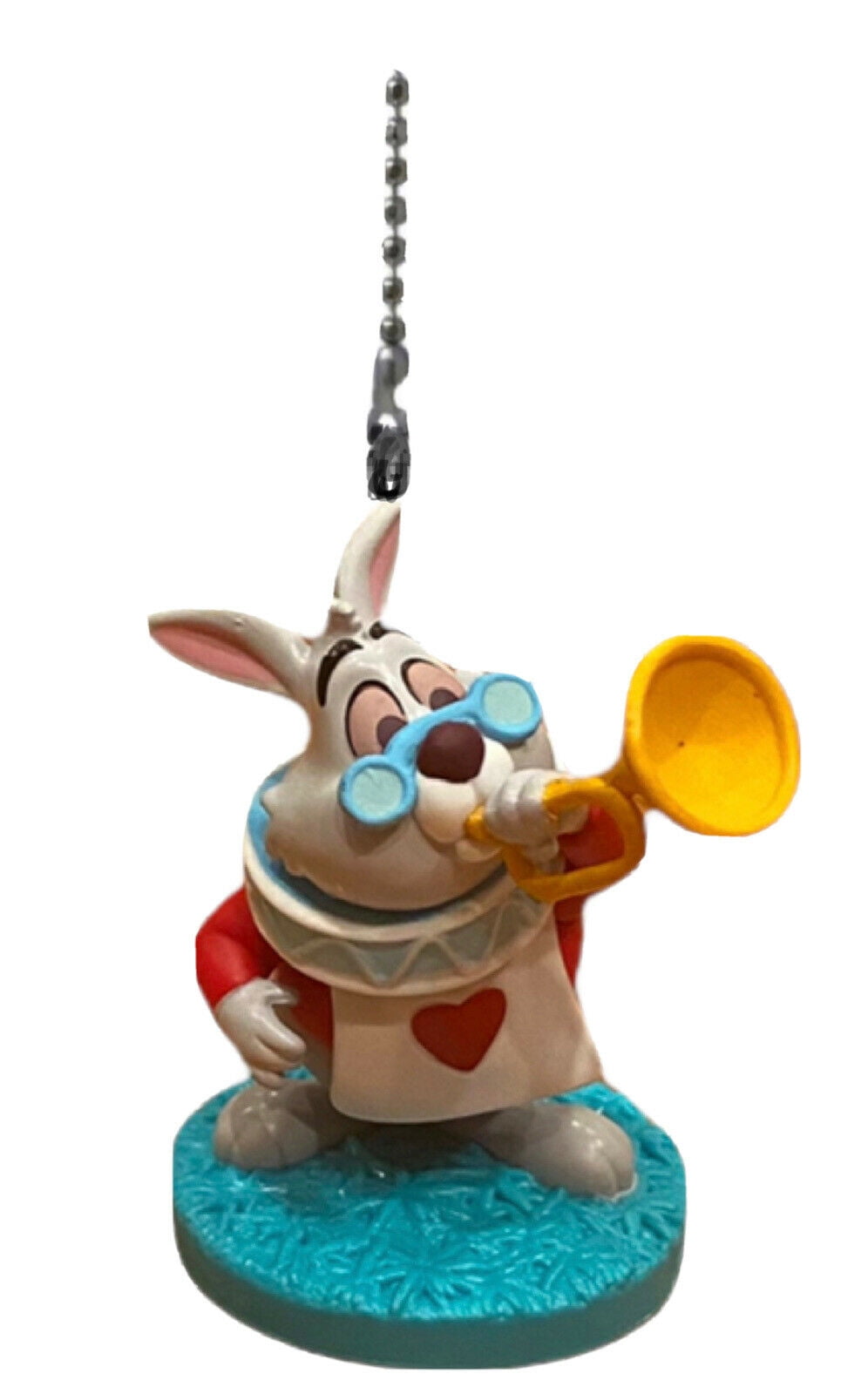 Alice In Wonderland White Rabbit 3” Fan Lamp Light Pull