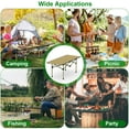 thumbnail image 5 of Xilee Camping Table Portable Folding,Lightweight Roll-Up Table Aluminum Low Portable Picnic Table with Carrying Bag for Outdoor, Beach, Picnic, Backyards, BBQ and Party, 47.2''D x 21.6''W x 19.5''H, 5 of 7