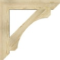thumbnail image 3 of Ekena Millwork 4"W x 26"D x 26"H Legacy Slat Rough Sawn Bracket, Douglas Fir, 3 of 4