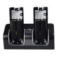 thumbnail image 3 of 2 pilas recargables de 2800 mAh y base de carga para Wii Cell Leyfeng  Soporte de carga, 3 of 4