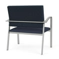 thumbnail image 3 of Pemberly Row Reception Waiting 18.5" Bariatric Chair/Silver Steel/Blue/Blue, 3 of 5