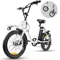 Zoonlai Electric Bike for Adults,750W Motor 48V 10Ah Removable Battery,20" Fat Tire,City Urban Commuting Bicycles,UL2849