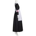 thumbnail image 3 of Women's Florence Nightingale Dress Adult Civil War Nurse Uniform Dress with Apron Hat Arm Band, 3 of 6