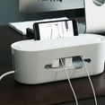 thumbnail image 3 of Cable Management Box Creative Plastic Cord Organizer Box Cable Organizer Box, 3 of 10