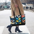 thumbnail image 4 of FORMRS Canvas Laptop Tote Bag for Women with 15.6" Computer Compartments Shoulder Handbag, Simple Floral, 4 of 7
