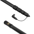 thumbnail image 7 of Sony ECM-VG1 Electret Condenser Short Shotgun Microphone, 40Hz to 20kHz Frequency Response - Bundle With H&A 4-Point Universal Shock Mount, H&A Carbon Fiber Telescoping Boom Pole, 7 of 7